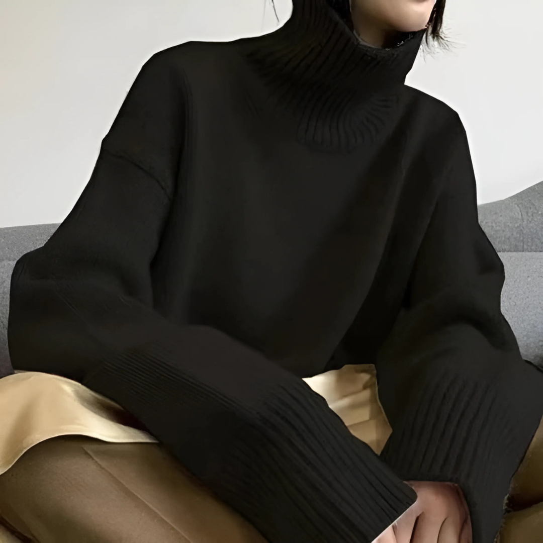 Inkshadow™ | Black Turtleneck Jumper