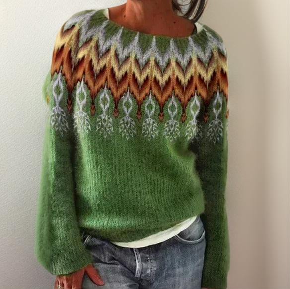 Benti | Stylish and comfortable sweater with geometric pattern