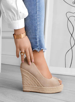 CLEO | stylish wedge espadrilles