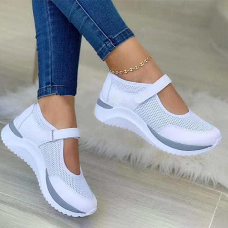 OLIVIA | Casual Mesh Platform Sneakers