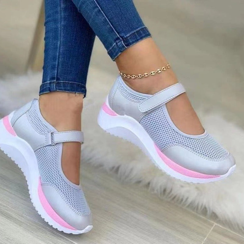 OLIVIA | Casual Mesh Platform Sneakers