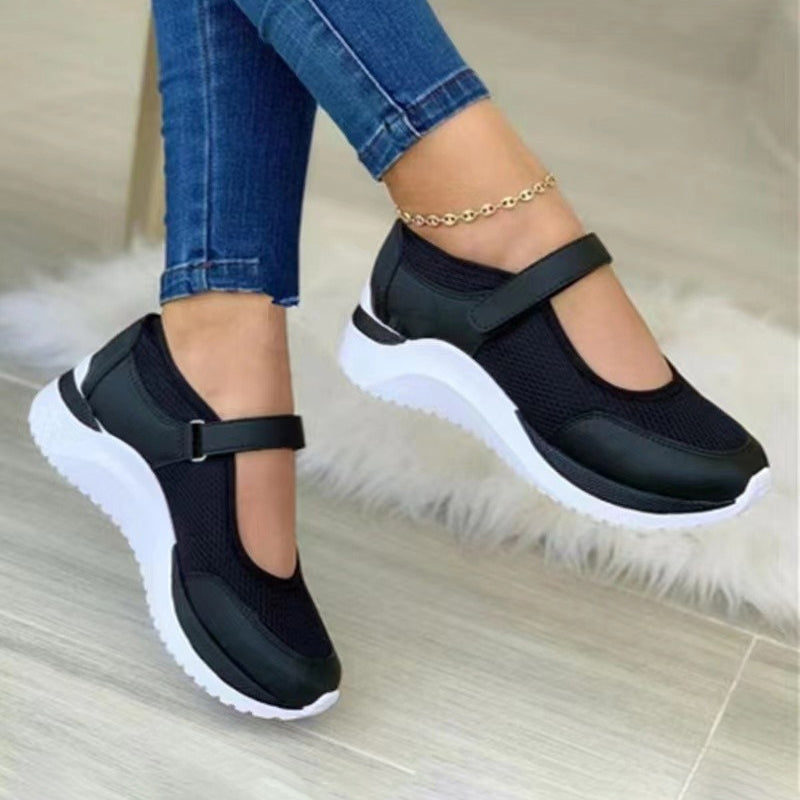 OLIVIA | Casual Mesh Platform Sneakers