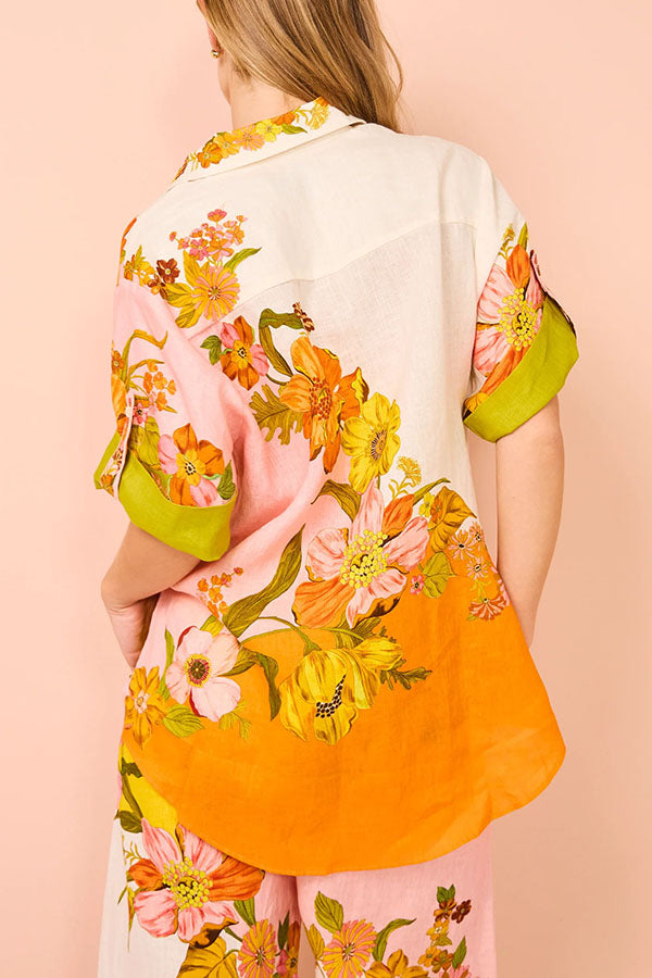 Ruby™ - Floral Oversized Blouse