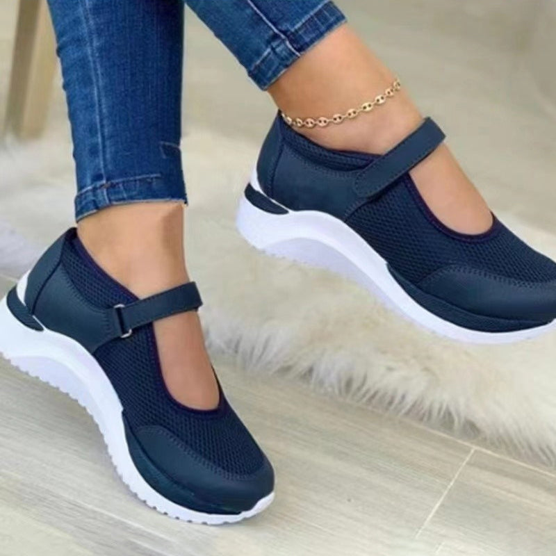 OLIVIA | Casual Mesh Platform Sneakers