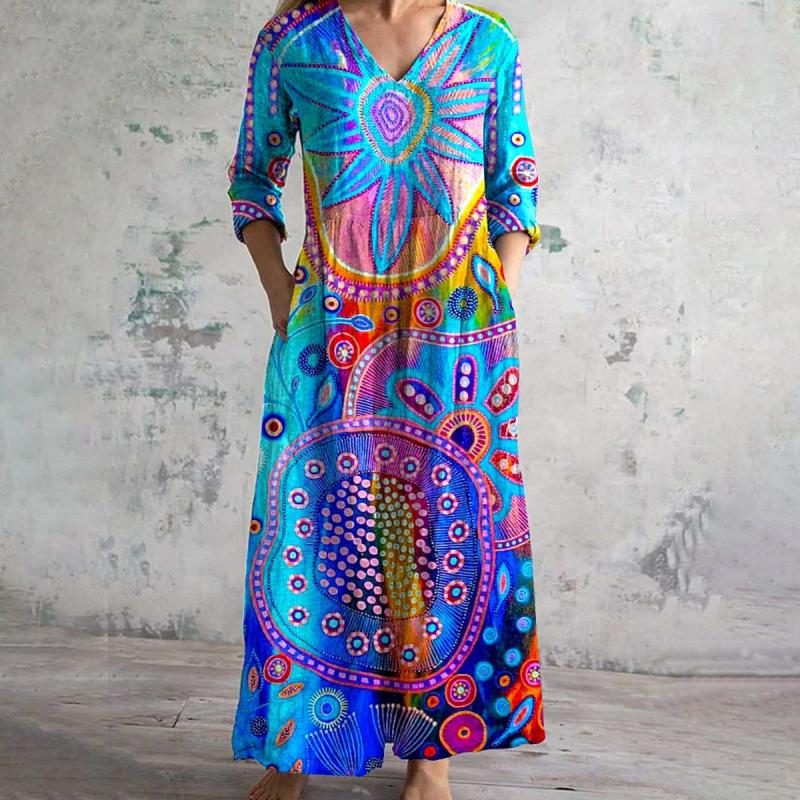 Monica - Vintage Abstract Dress