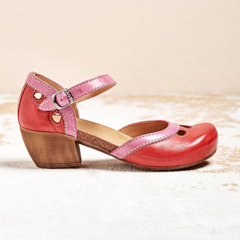 AMALIA | Orthopedic sandals with low heel