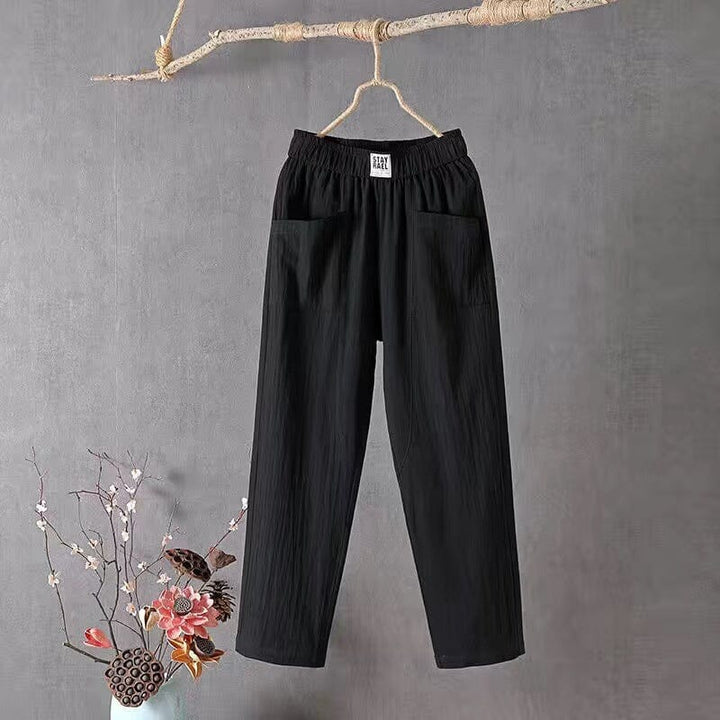 Olivia - Linen Blend Trousers