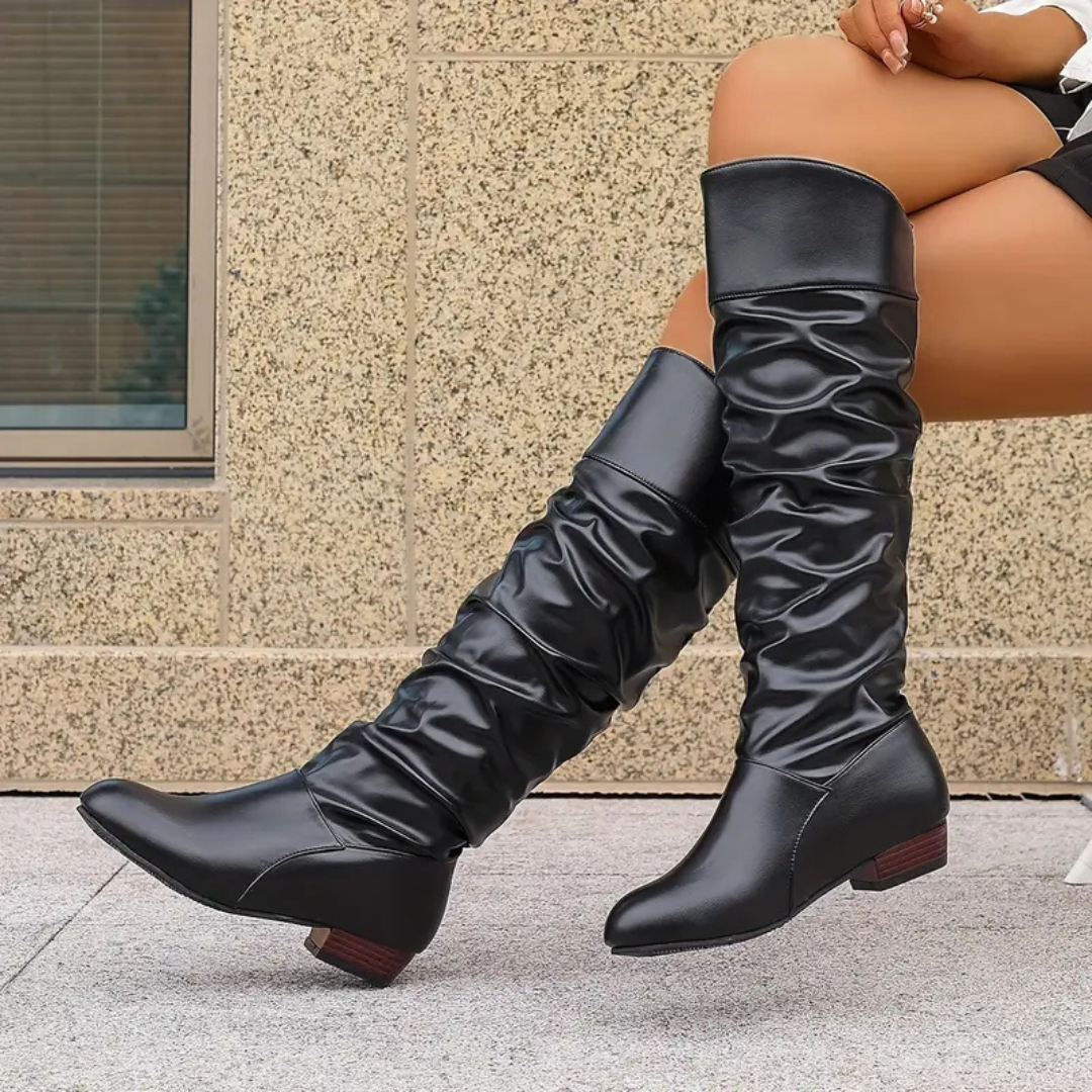 LULA | Women Leather Knee High Boots