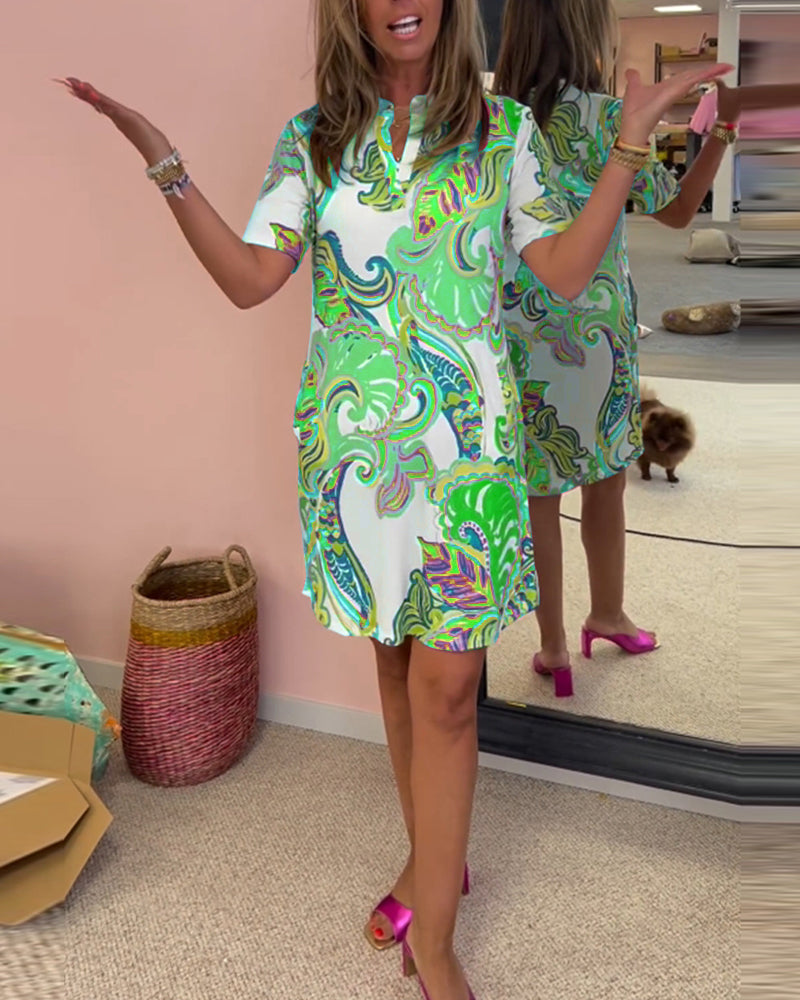 Narelle - Chic Printed Dress