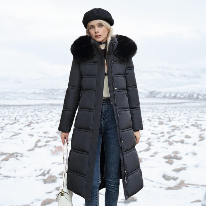 Lena™ - Luxury winter parka with fur hood