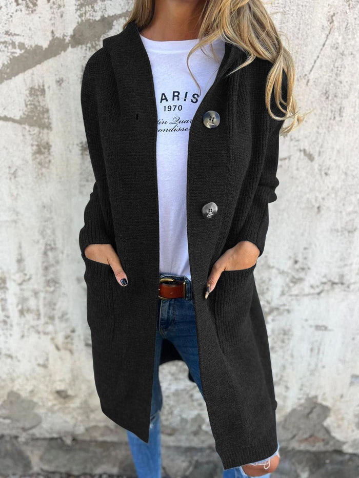 Aplie | Elegant Long Knit Cardigan