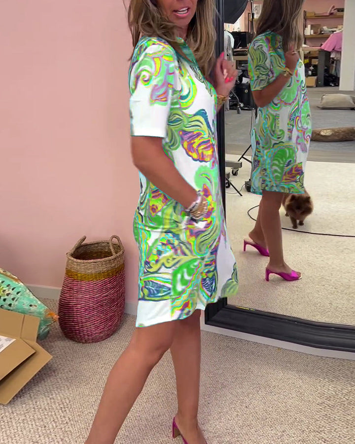 Narelle - Chic Printed Dress