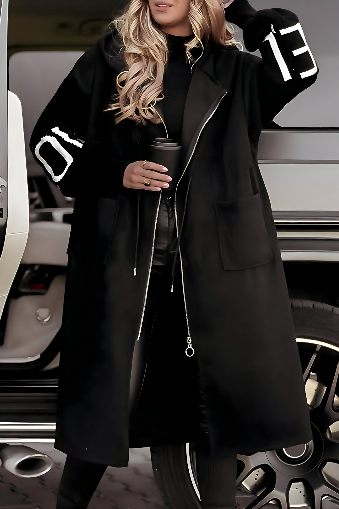 ROSANA – Elegant Hooded Coatigan