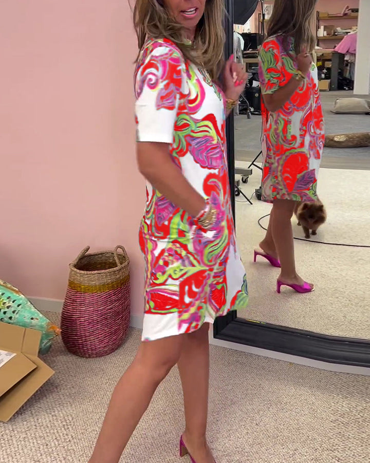 Narelle - Chic Printed Dress