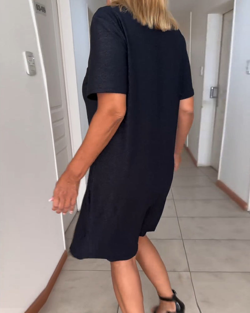 Evelyn - V-neck Dress