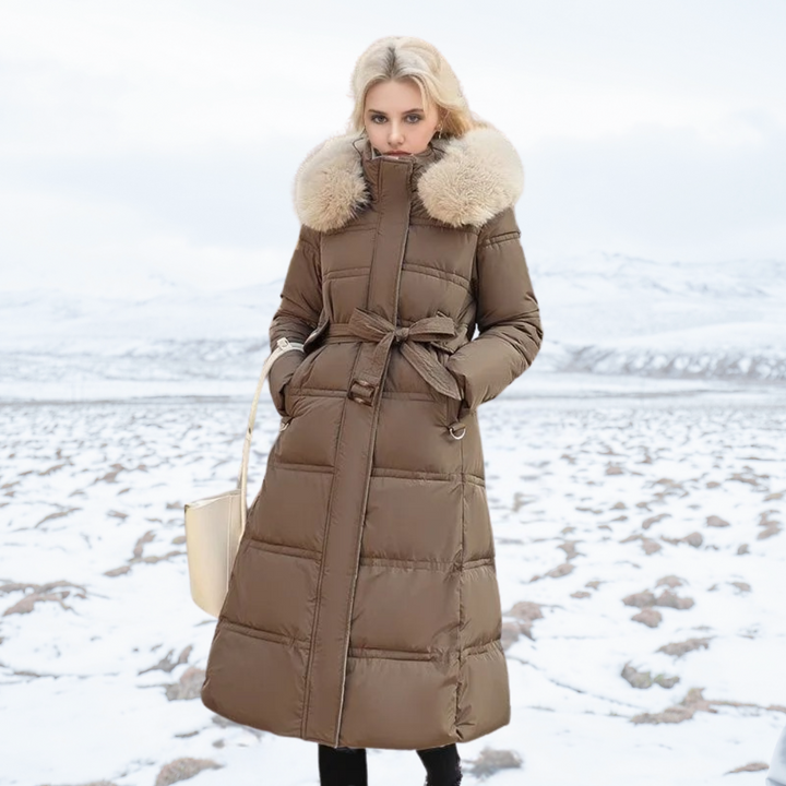 Lena™ - Luxury winter parka with fur hood