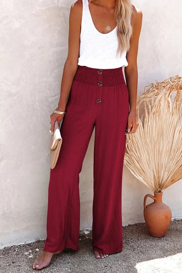 Riana - High-Waist Relaxed Pants