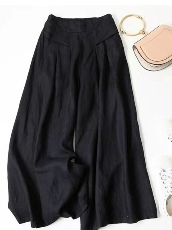 Elyne - Flowing Wide-Leg Trousers