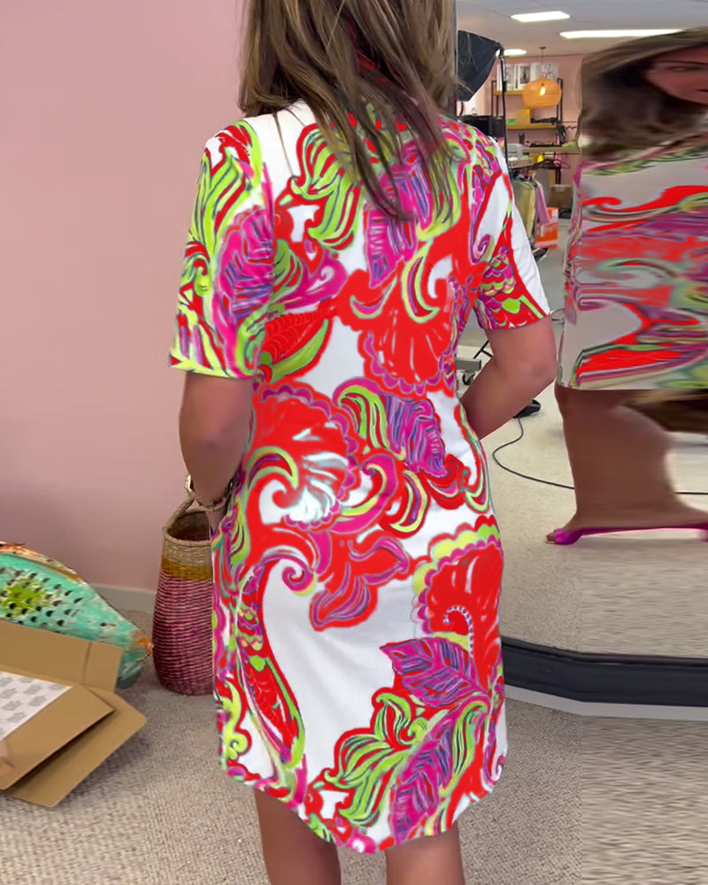 Narelle - Chic Printed Dress