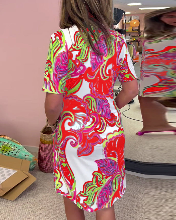 Narelle - Chic Printed Dress