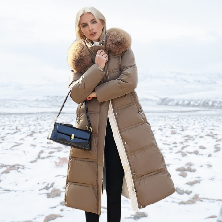 Lena™ - Luxury winter parka with fur hood