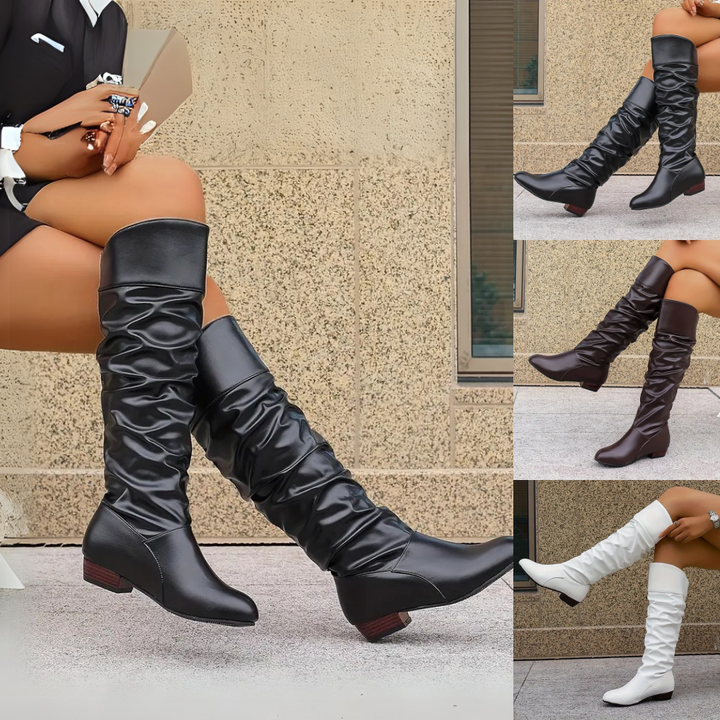 LULA | Women Leather Knee High Boots