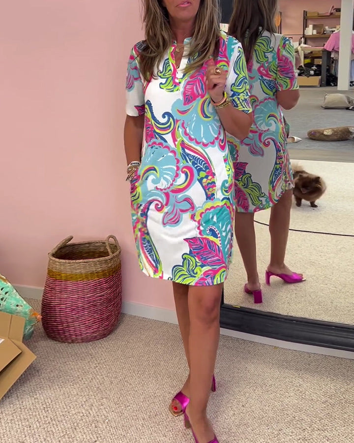 Narelle - Chic Printed Dress
