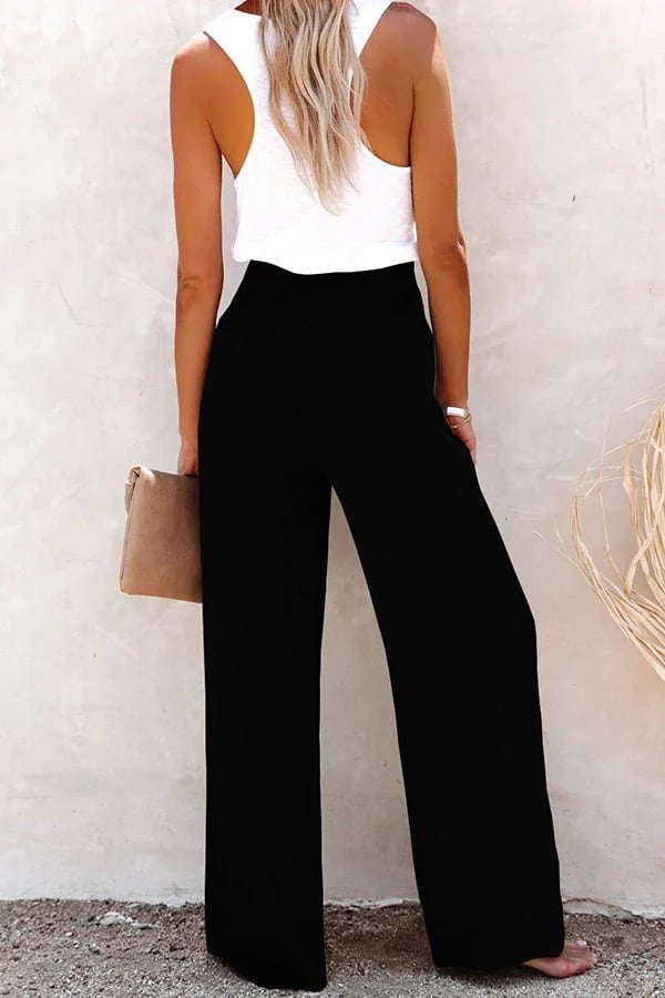 Riana - High-Waist Relaxed Pants