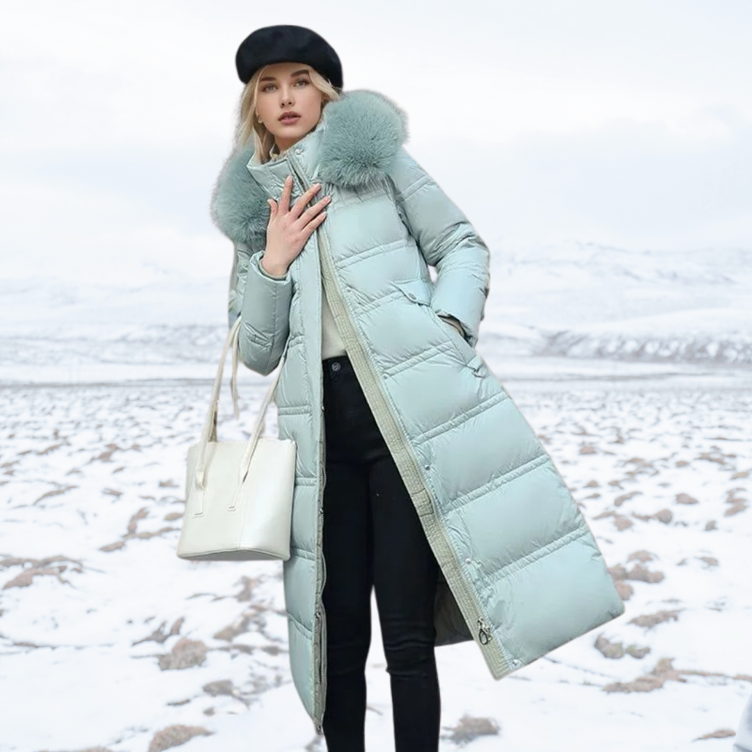 Lena™ - Luxury winter parka with fur hood