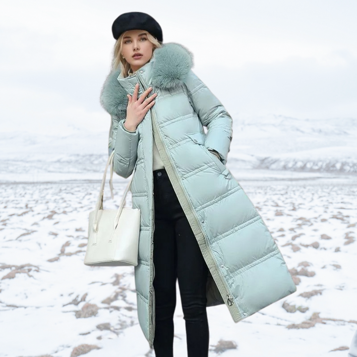 Lena™ - Luxury winter parka with fur hood