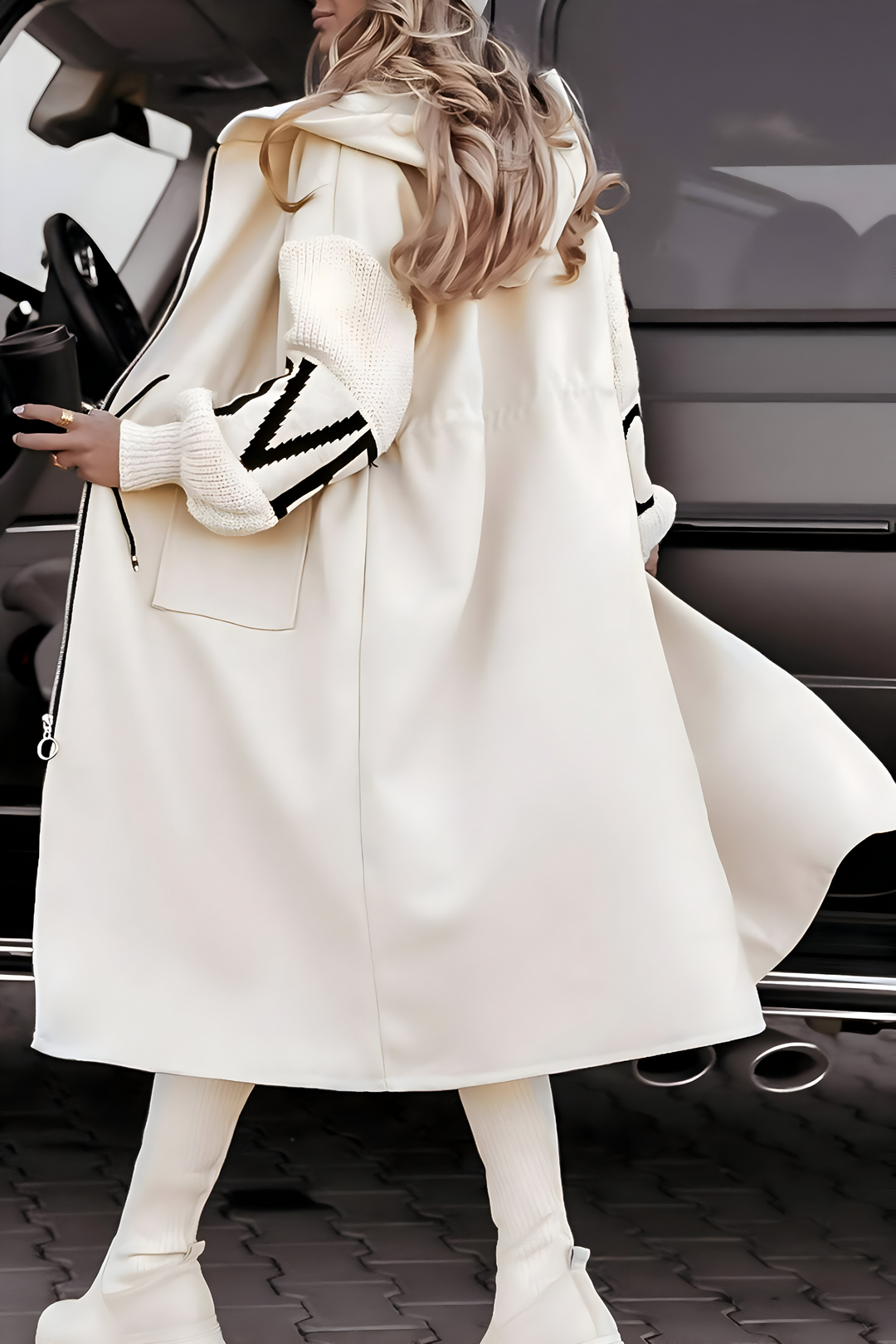 ROSANA – Elegant Hooded Coatigan