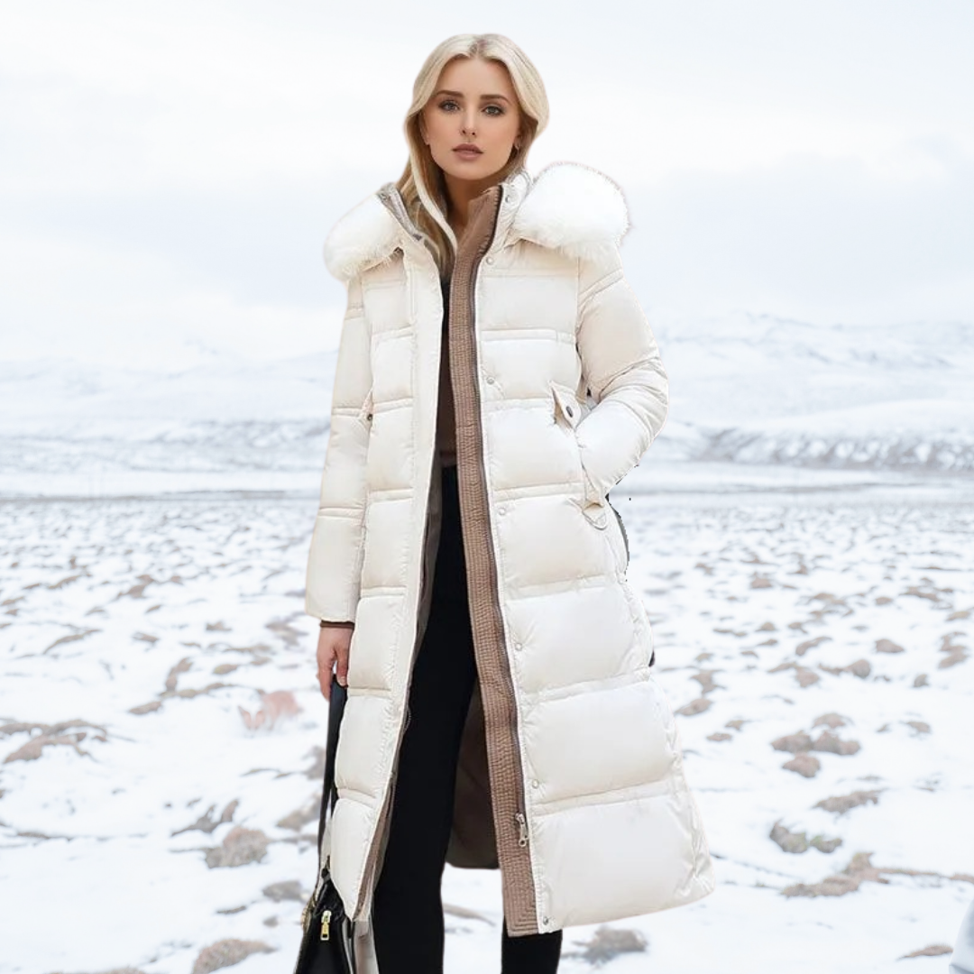 Lena™ - Luxury winter parka with fur hood