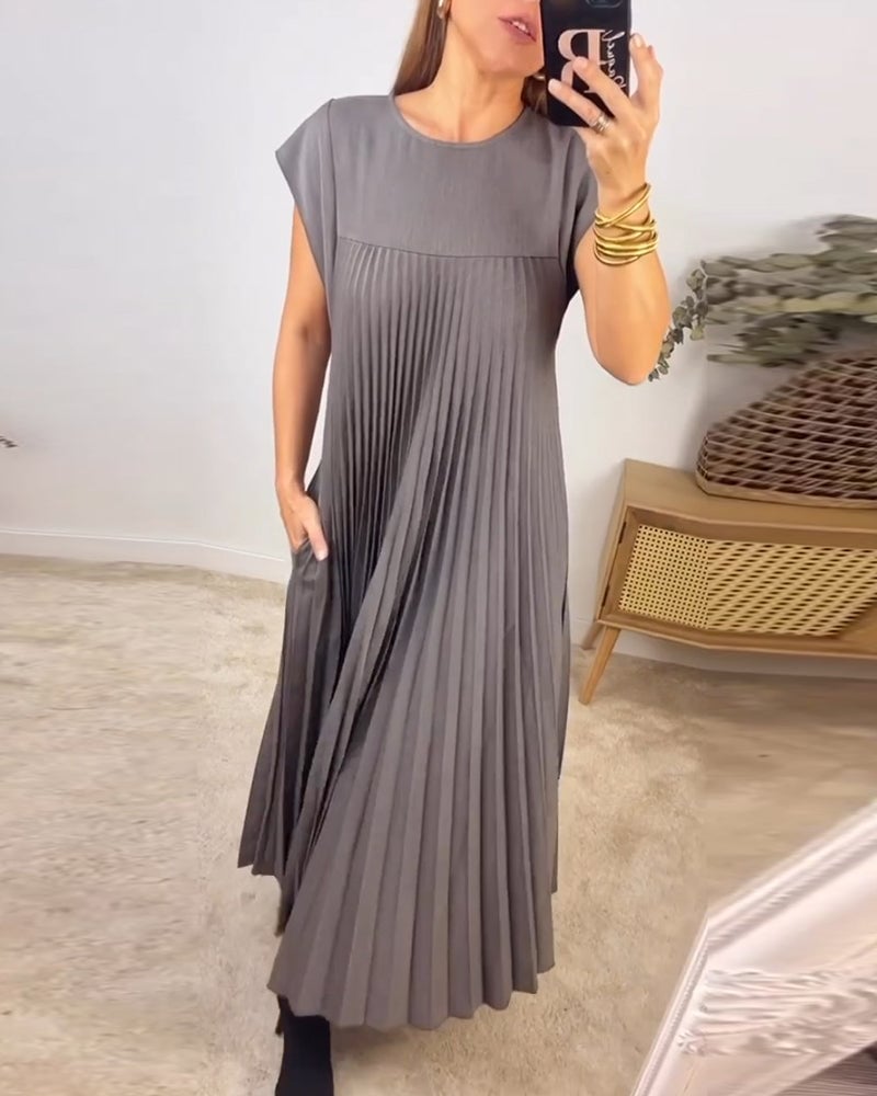 Madelyn - Elegant Pleated Dress