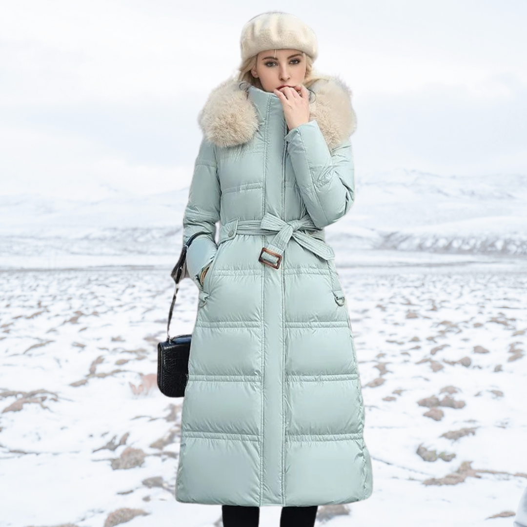 Lena™ - Luxury winter parka with fur hood