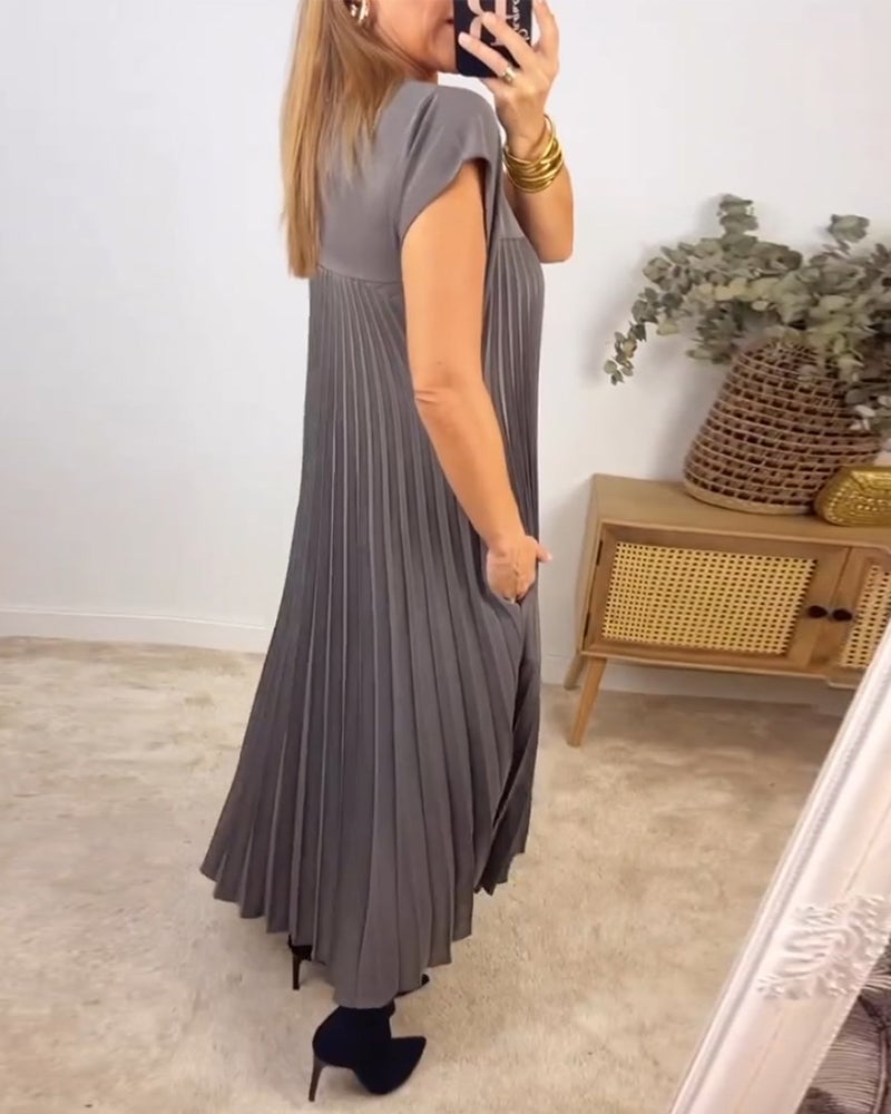 Madelyn - Elegant Pleated Dress