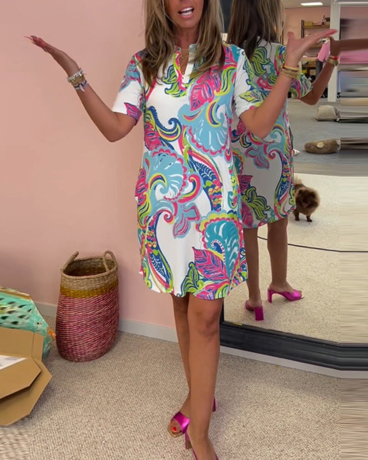 Narelle - Chic Printed Dress