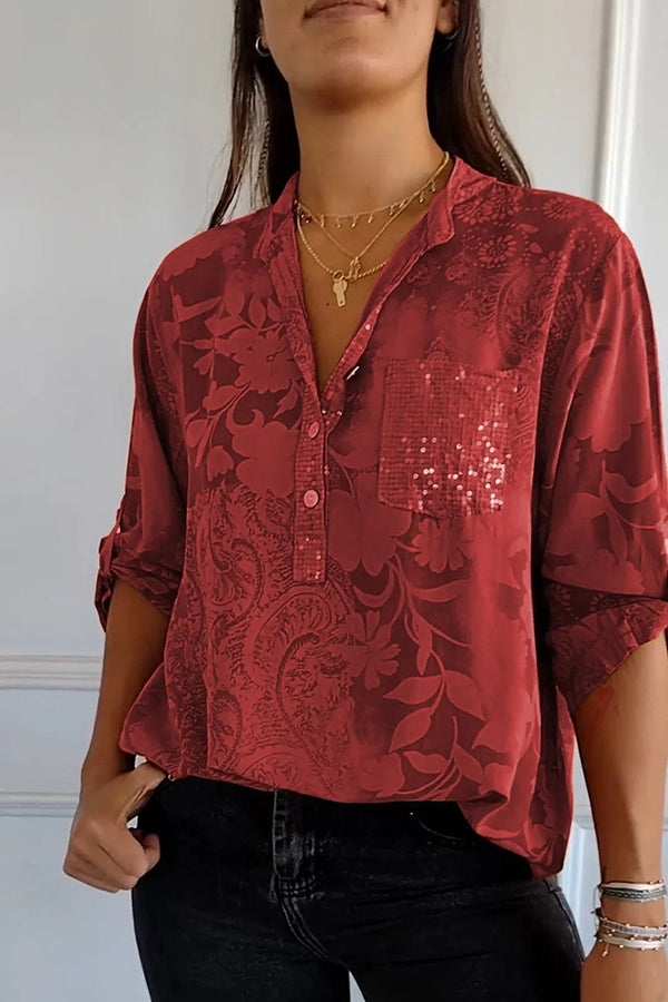 Alexa | Elegant Sequin Top