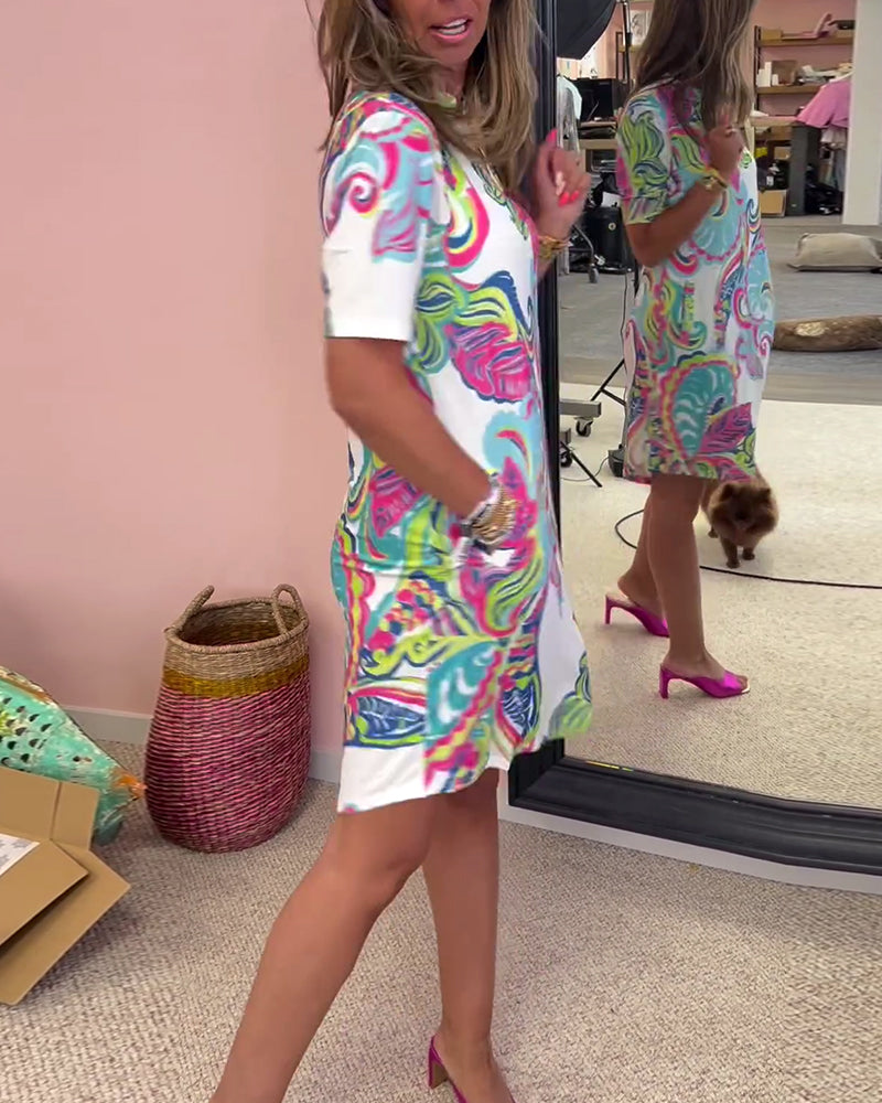 Narelle - Chic Printed Dress