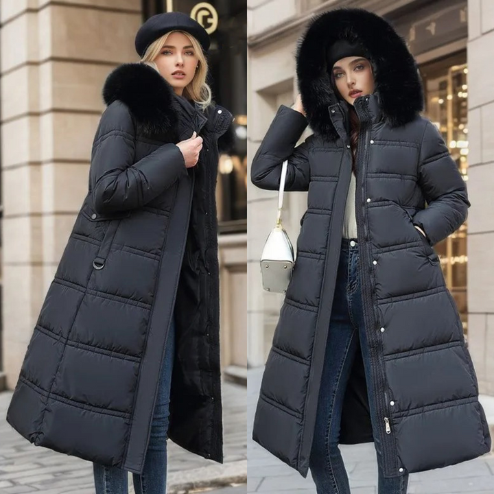 Lena™ - Luxury winter parka with fur hood