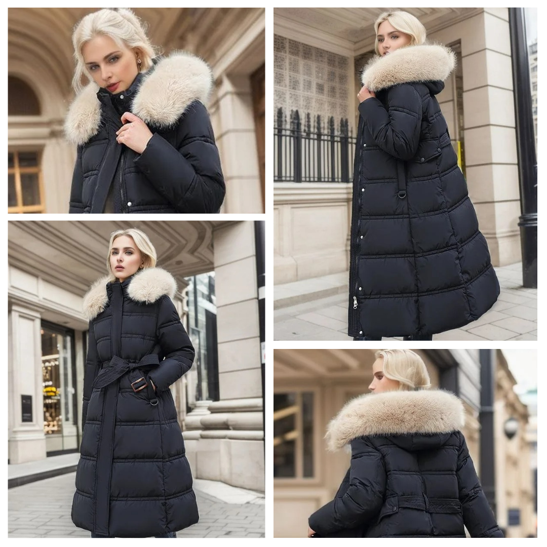Lena™ - Luxury winter parka with fur hood