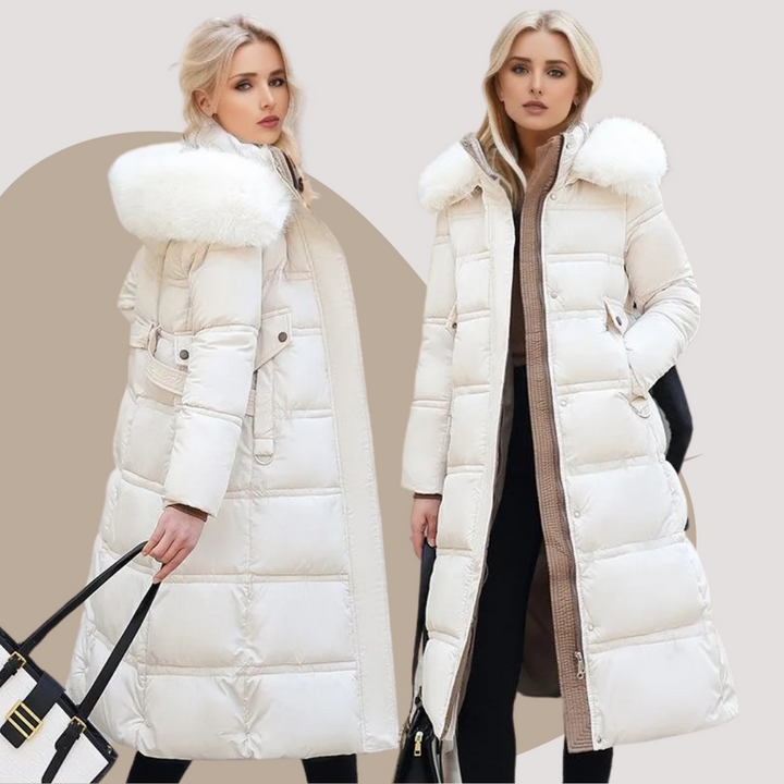 Lena™ - Luxury winter parka with fur hood