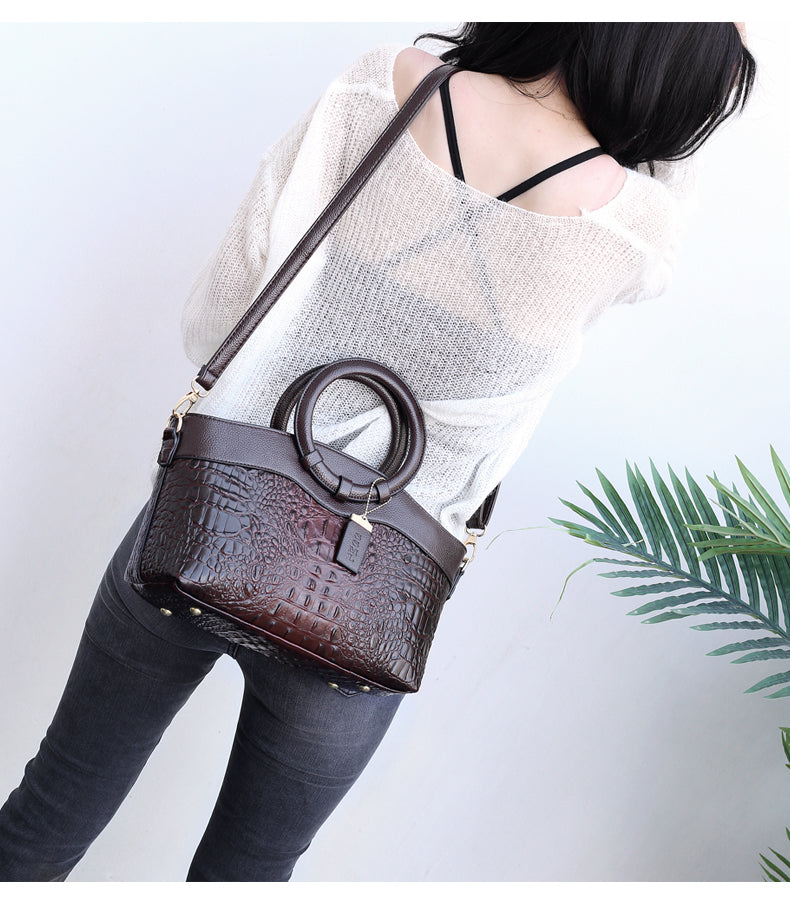 Ella™ Classic Croc | Versatile Vintage Bag