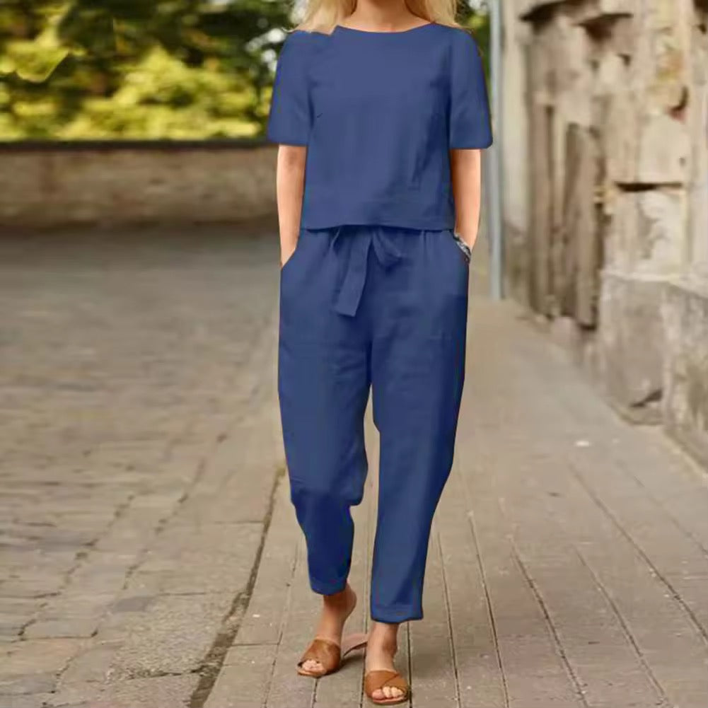 Eleanor - Linen Two-Piece Set