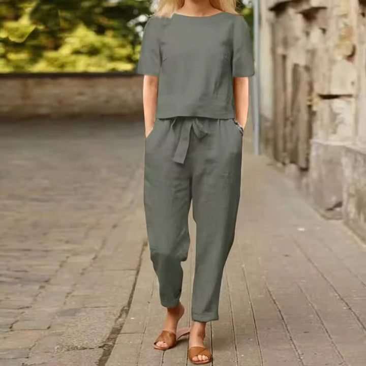 Eleanor - Linen Two-Piece Set