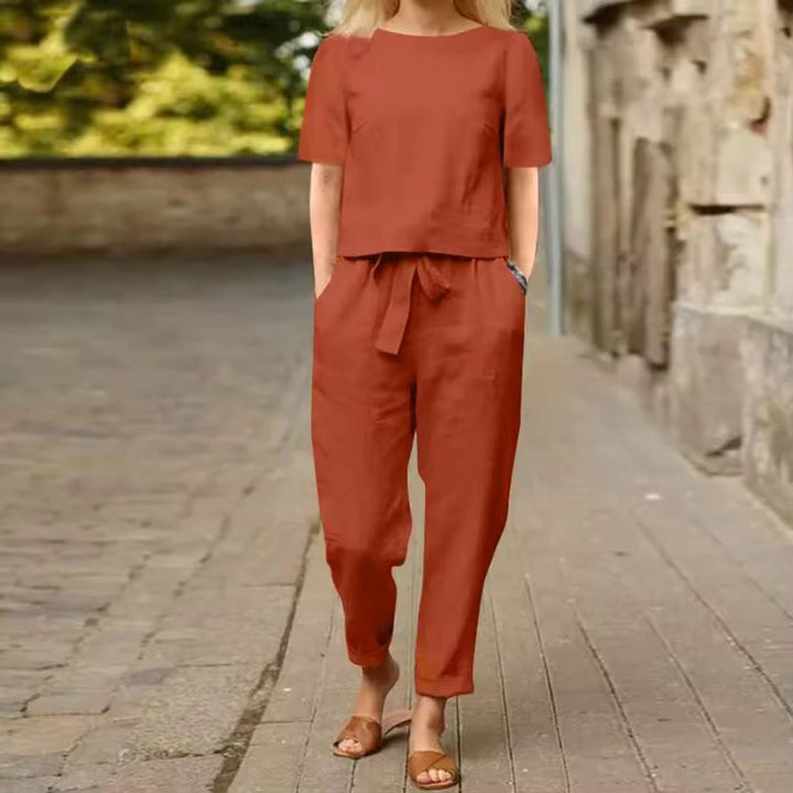 Eleanor - Linen Two-Piece Set