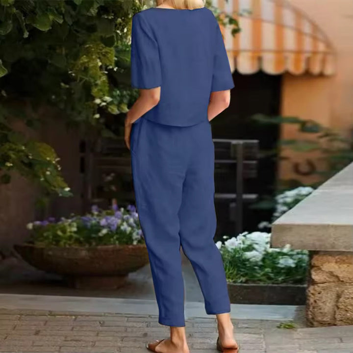Eleanor - Linen Two-Piece Set