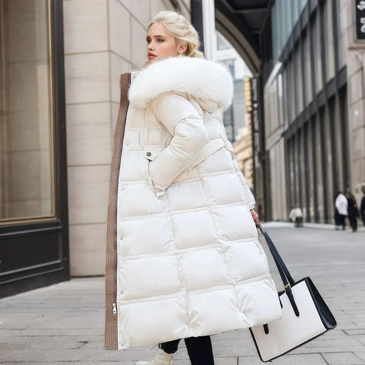 Lena™ - Luxury winter parka with fur hood
