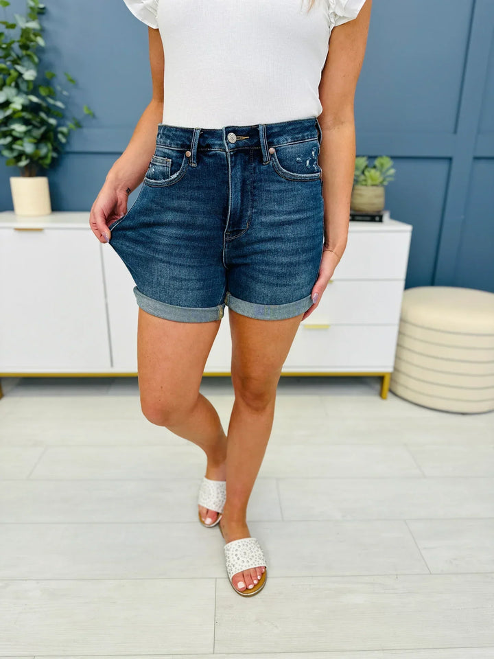 Avery Casual Denim Shorts