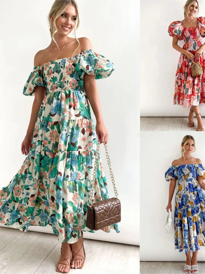 Marguerite | Floral Dress with Tummy Coverage