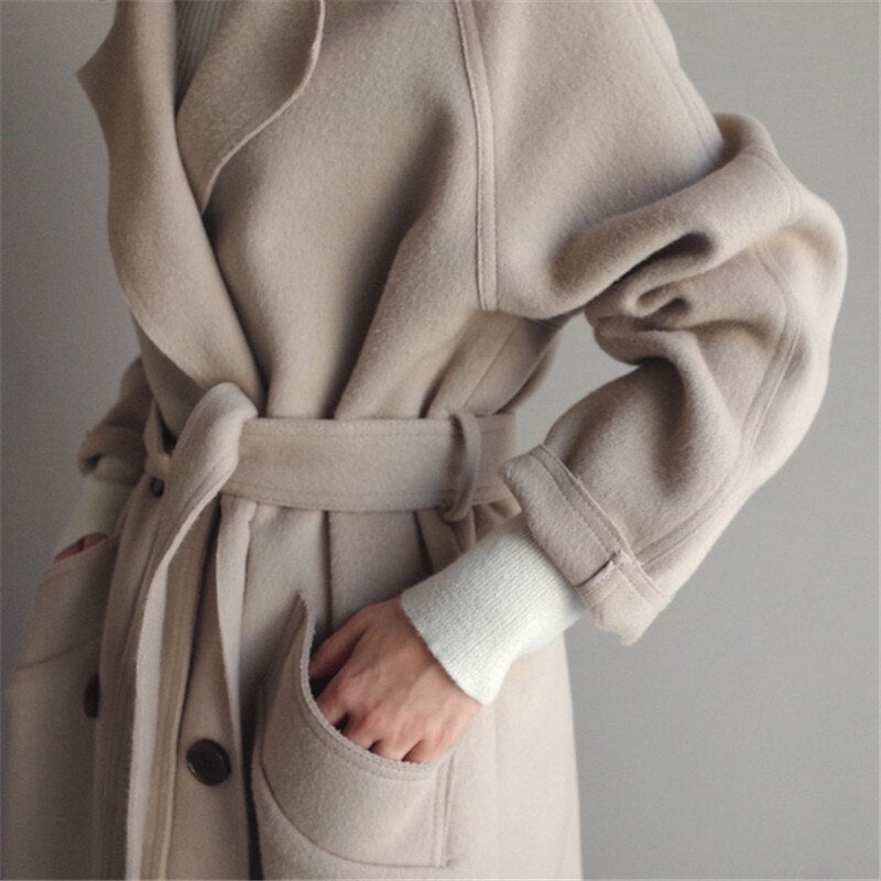 Isla - Women’s Wool Trench Coat